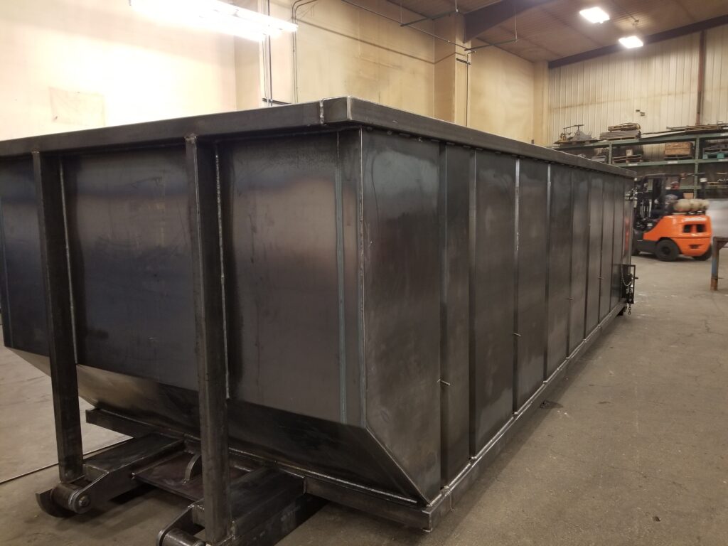 Custom garbage dumpster