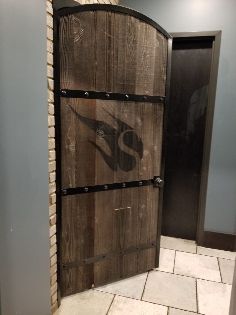 Spitfire wooden door