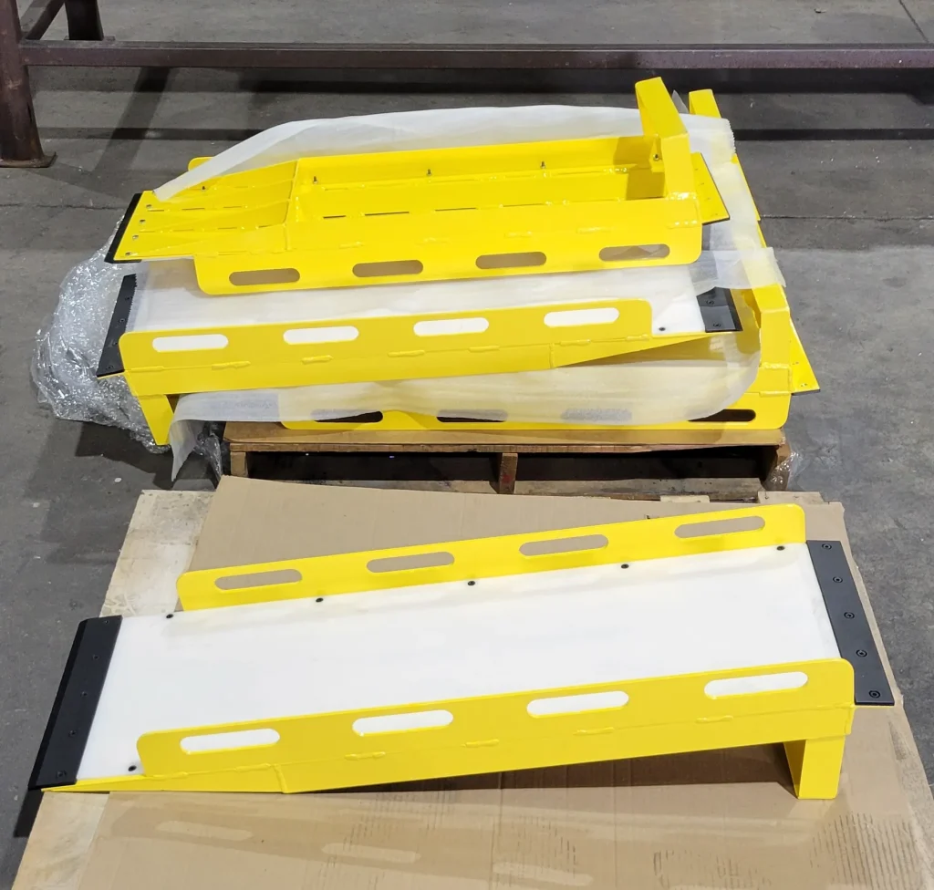Safety Yellow Aluminum Ramps