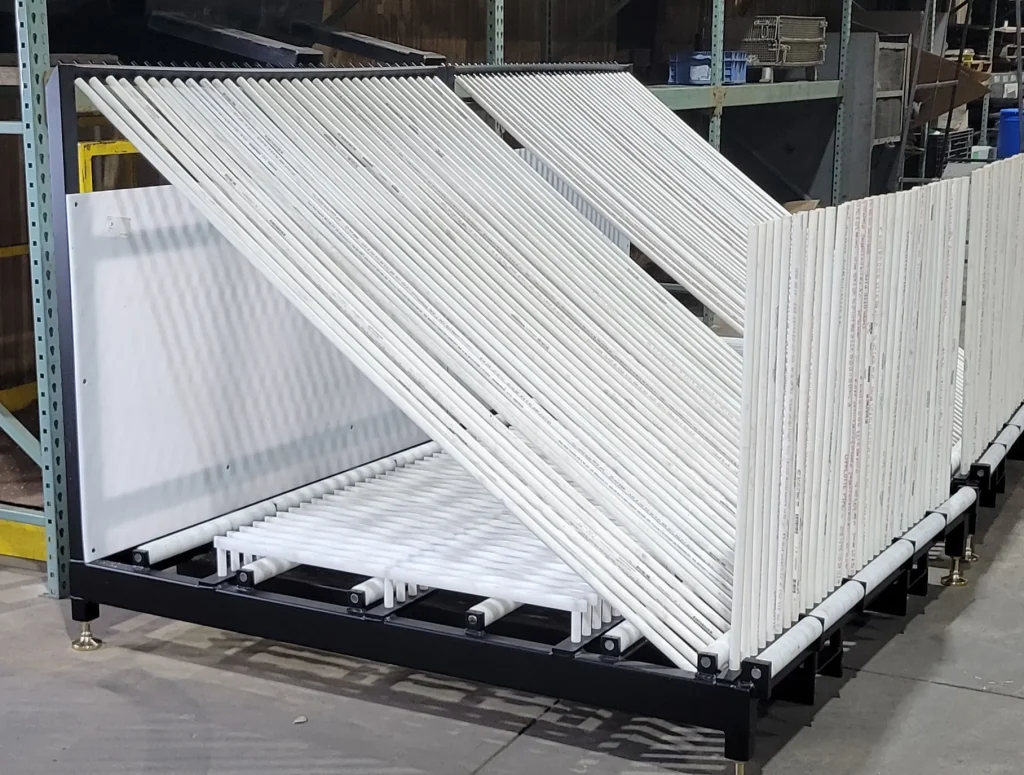 Vertical Pane Storage Rack